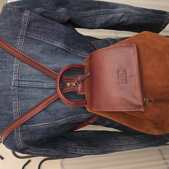 MC Buenos Aires Suede Sling Backpack! main image 10